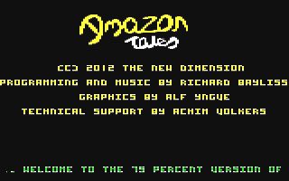 Amazon Tales (Homebrew) — Title screen